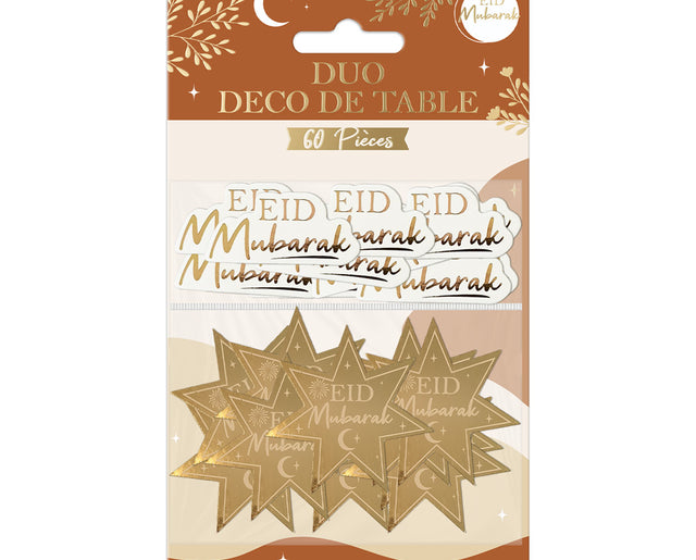 DUO DECO TABLE EID MUBARAK