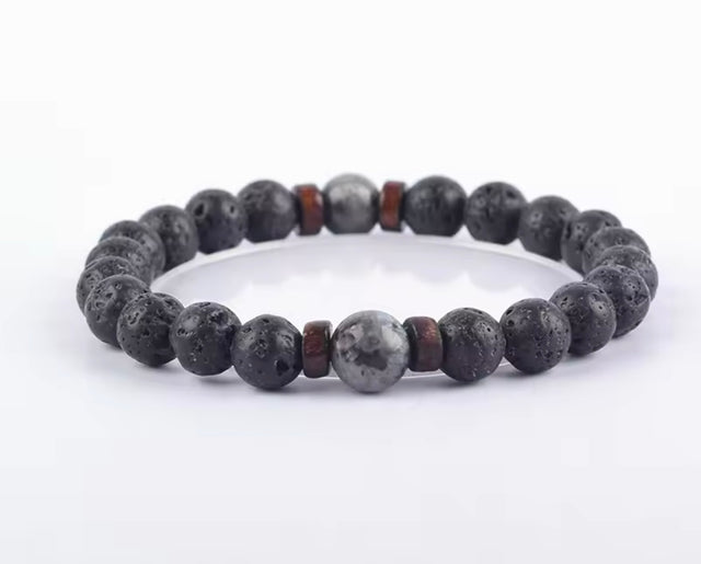 Bracelet LIOR en Pierre Volcanique (Homme)