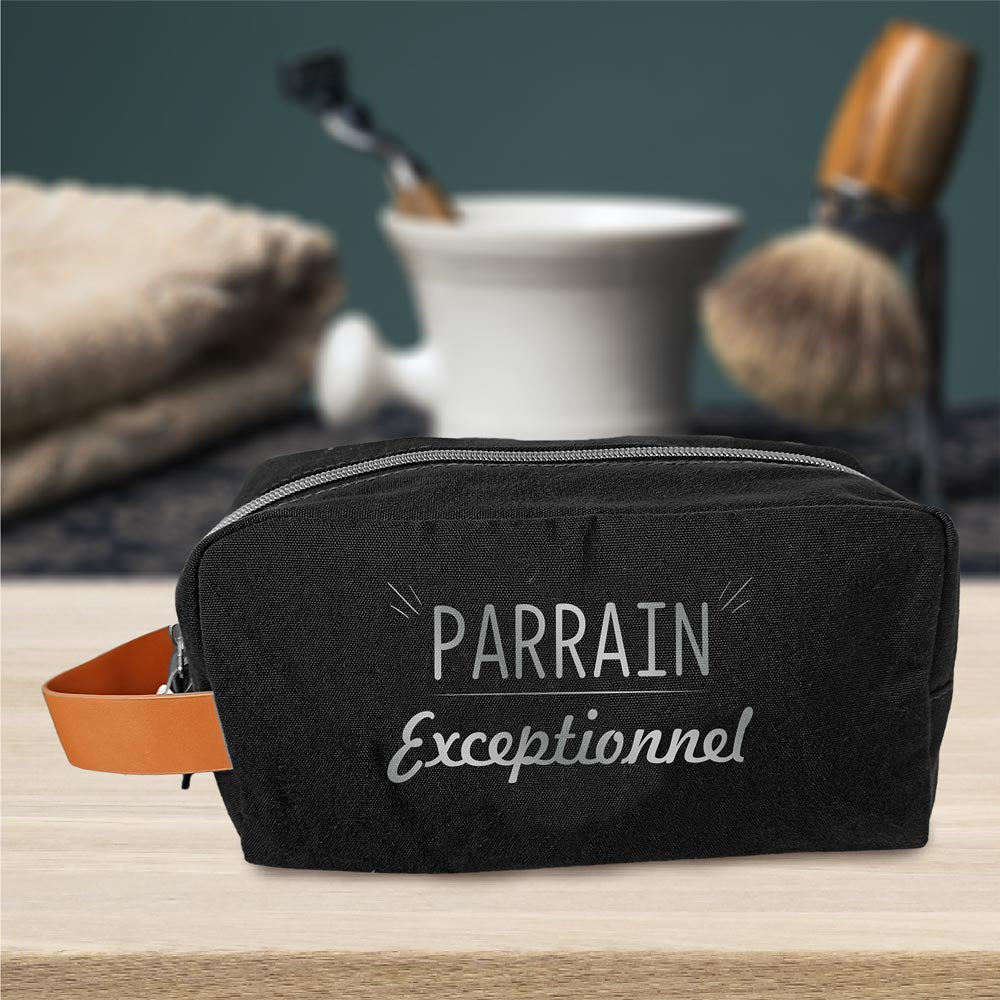 TROUSSE DE TOILETTE « PARRAIN EXCEPTIONNEL »