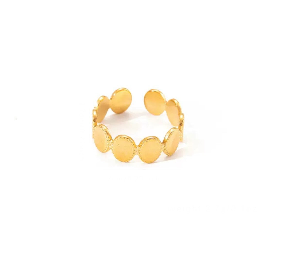 Bague AMBRE en acier inoxydable