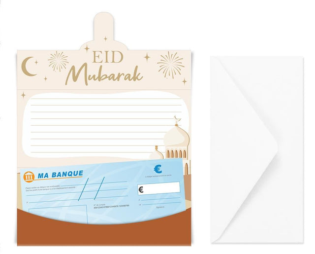 ENVELOPPE PORTE BILLET EID MUBARAK.