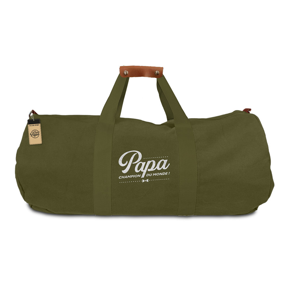 SAC DE SPORT « PAPA CHAMPION DU MONDE »