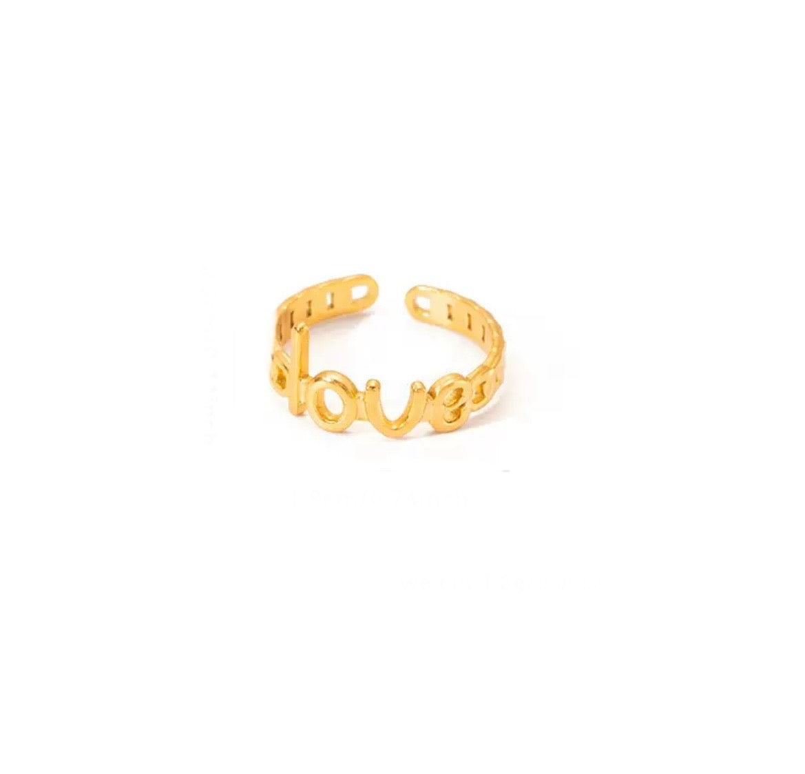 Bague LOVA en acier inoxydable