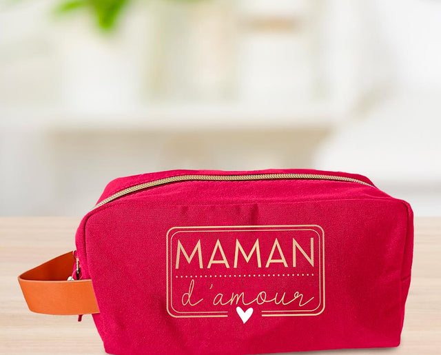 TROUSSE DE TOILETTE « MAMAN D’AMOUR »